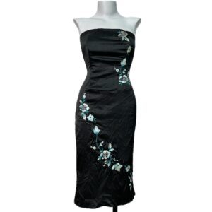 Embroidedered Black Dress, S -M