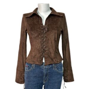 Lace Up Shirt, XS-M