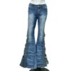 Side Lace Up Jeans