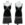 Black Short Beaded Dress, S-M