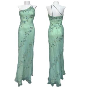 Ice Blue Beaded Gown, XXS-XS